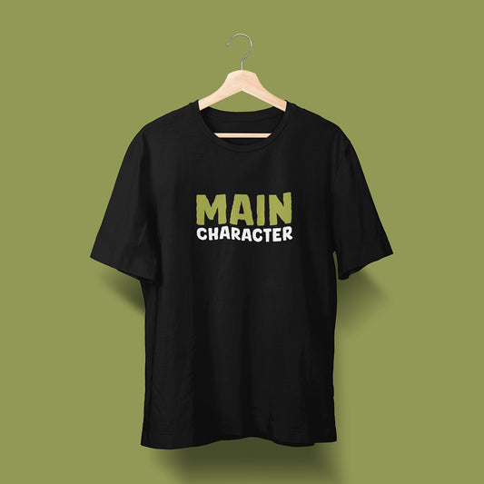Main Character - Black - Unisex T-Shirt