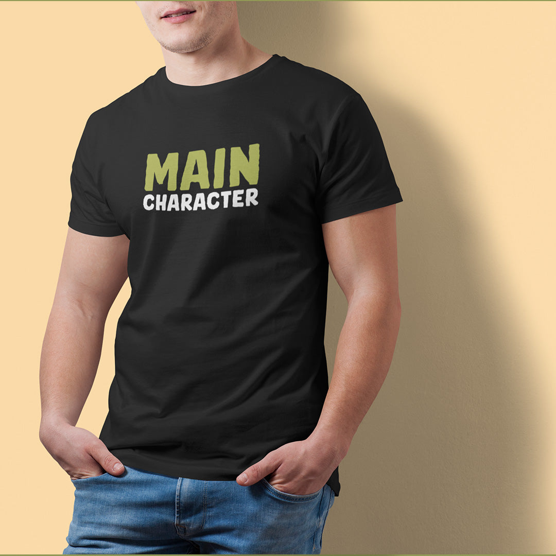 Main Character - Black - Unisex T-Shirt