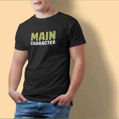 Main Character - Black - Unisex T-Shirt