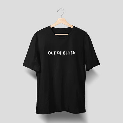 Out Of Office - Black - Unisex T-Shirt